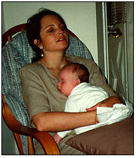 Mum and son crashed out