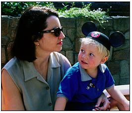 at Disneyland, Nov 1997
