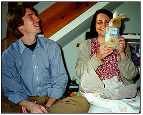 Gifts at Nathaniel's baby shower