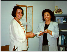 Lisa's first job as a professional social worker